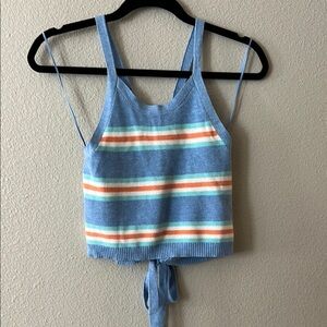 American Eagle Outfitters Multicolor Striped Tank Top